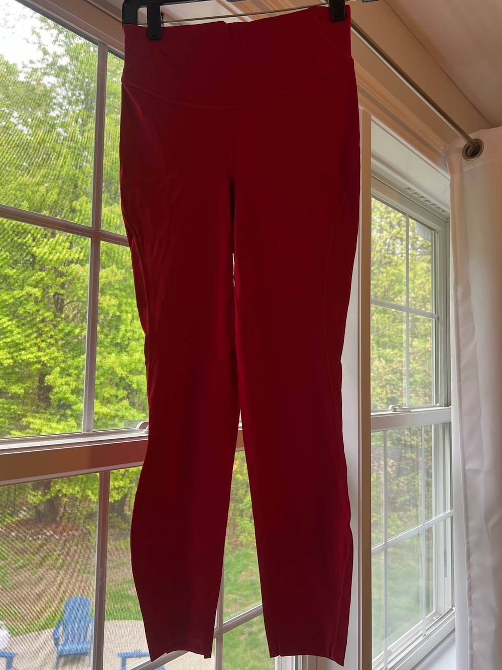 lululemon athletica Bright Red Performance 25 Inch Leggings
